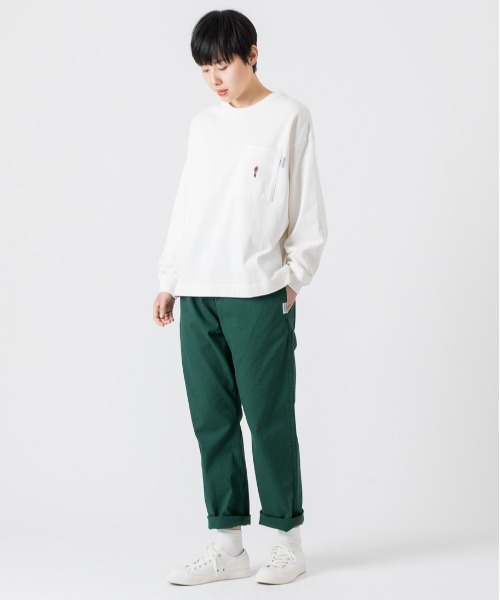 PARROTT CANVAS(パロットキャンバス)の「PARROTT CANVAS/パロットキャンバス フリスコイージーパンツ(その他パンツ・レディース・ネイビー/ネイビー系/キナリ/グリーン/モカ/イエロー/ブルー・M/L/S)」の3枚目の写真
