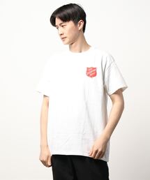 【THE SALVATION ARMY/サルヴェ―ションアーミ】T-SHIRT WITH SHIELD FRONT&BACK(UN)