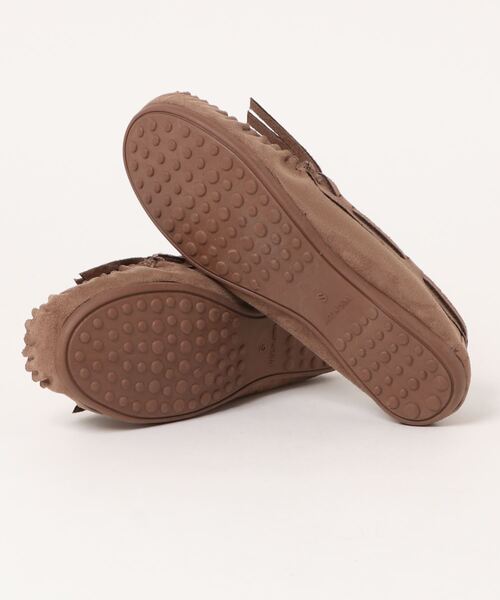 anap mimpi（アナップミンピ）の「オルテガ刺繍モカシンシューズ（モカシン/デッキシューズ・レディース・ダークグレー/ベージュ/ターコイズブルー/グレイッシュベージュ・S/L/LL/M）」の6枚目の写真