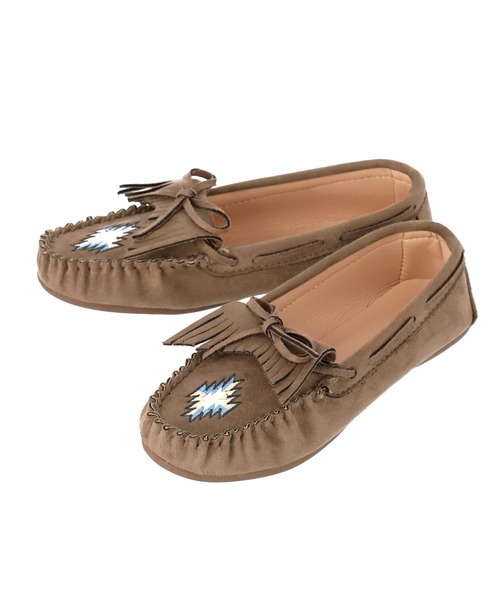 anap mimpi（アナップミンピ）の「オルテガ刺繍モカシンシューズ（モカシン/デッキシューズ・レディース・ダークグレー/ベージュ/ターコイズブルー/グレイッシュベージュ・S/L/LL/M）」の18枚目の写真