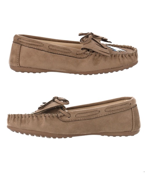 anap mimpi（アナップミンピ）の「オルテガ刺繍モカシンシューズ（モカシン/デッキシューズ・レディース・ダークグレー/ベージュ/ターコイズブルー/グレイッシュベージュ・S/L/LL/M）」の22枚目の写真