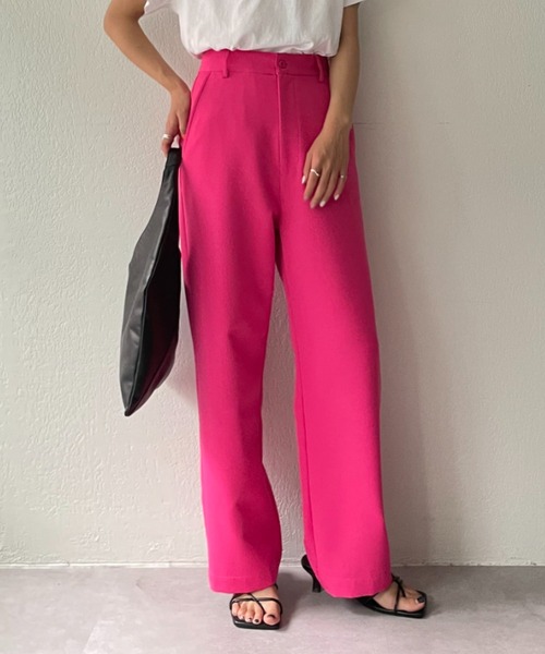 CIAOPANIC(チャオパニック)の「カラーベーカーパンツ(その他パンツ・レディース・ブラック/ピンク/イエロー/ブルー・SMALL/MEDIUM)」の4枚目の写真