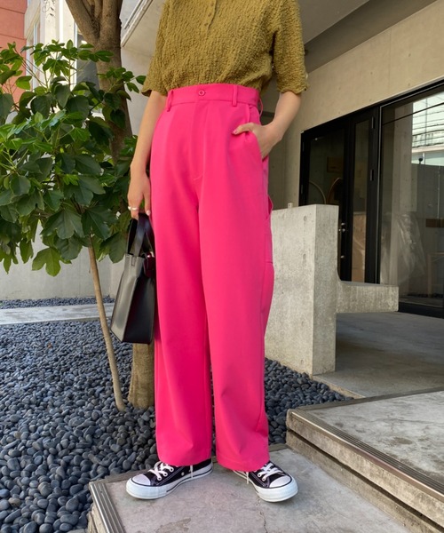 CIAOPANIC(チャオパニック)の「カラーベーカーパンツ(その他パンツ・レディース・ブラック/ピンク/イエロー/ブルー・SMALL/MEDIUM)」の21枚目の写真