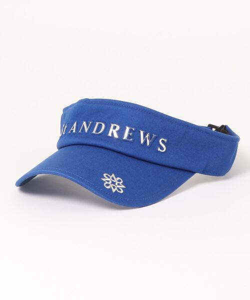 セント・アンドリュース St ANDREWS ツイルロゴサンバイザー