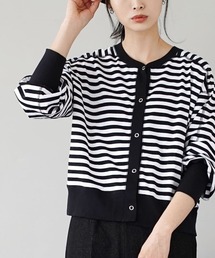 apartment department | ボーダー スナップカーディガン(カーディガン/ボレロ)