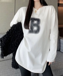 BロゴプリントルーズシルエットロンT【ZOZOTOWN限定】