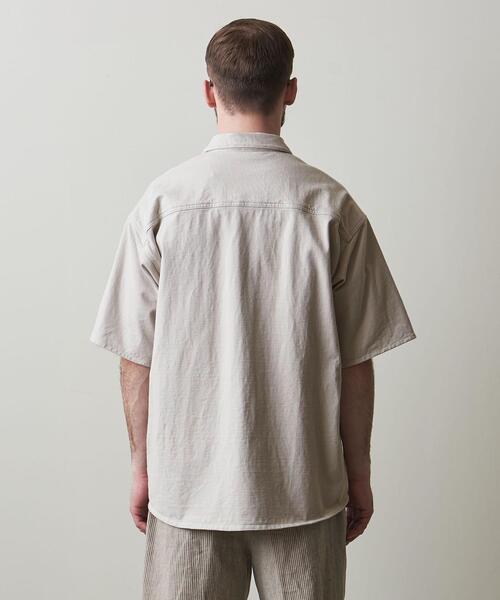 トップス Steven Alan DTM G/DYE SHORT SLEEVE SHIRT Steven Alan（スティーブンアラン）の「＜Steven Alan＞ DTM G