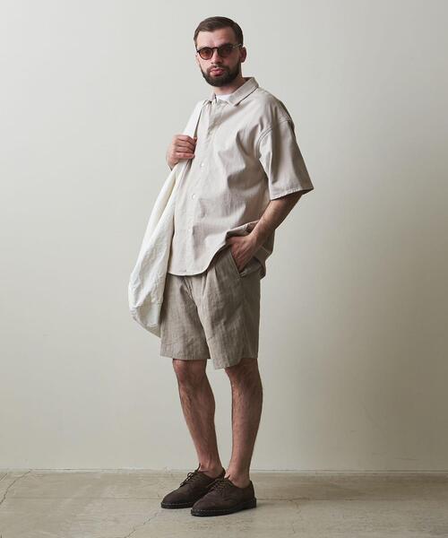 トップス Steven Alan DTM G/DYE SHORT SLEEVE SHIRT Steven Alan（スティーブンアラン）の「＜Steven Alan＞ DTM G