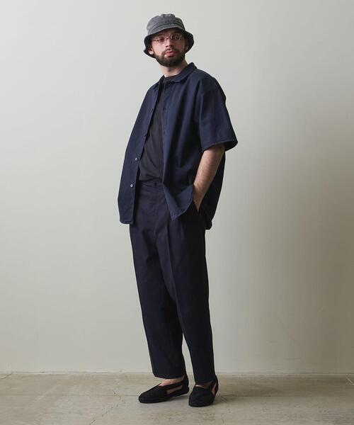 トップス Steven Alan DTM G/DYE SHORT SLEEVE SHIRT Steven Alan（スティーブンアラン）の「＜Steven Alan＞ DTM G