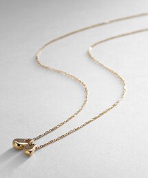 COCOSHNIK（ココシュニック）の「K10ダブルホロウ ネックレス（ネックレス）」