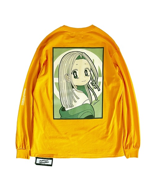 PSYCHOLOGICAL METAMORPHOSIS(サイコロジカルメタモーフォーセス)の「PLMP×Gurin. LS TEE 02(Tシャツ/カットソー・メンズ・ホワイト/ブラック/オレンジ・XXL/M/XL/L)」の21枚目の写真