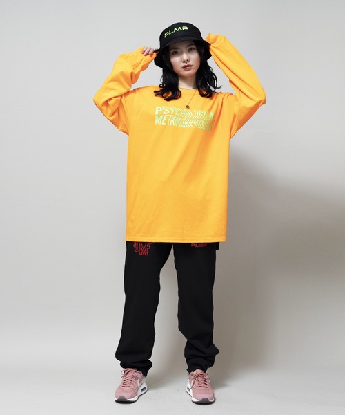 PSYCHOLOGICAL METAMORPHOSIS(サイコロジカルメタモーフォーセス)の「PLMP×Gurin. LS TEE 02(Tシャツ/カットソー・メンズ・ホワイト/ブラック/オレンジ・XXL/M/XL/L)」の11枚目の写真
