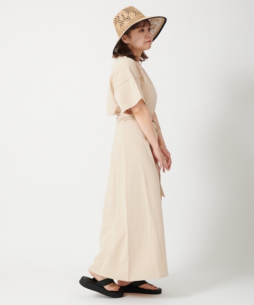 U by SPICK&SPAN（ユーバイスピックアンドスパン）の「2WAYカシュクールドレス◆（ワンピース・レディース・ブラック/ベージュ/グレー・FREE）」の9枚目の写真