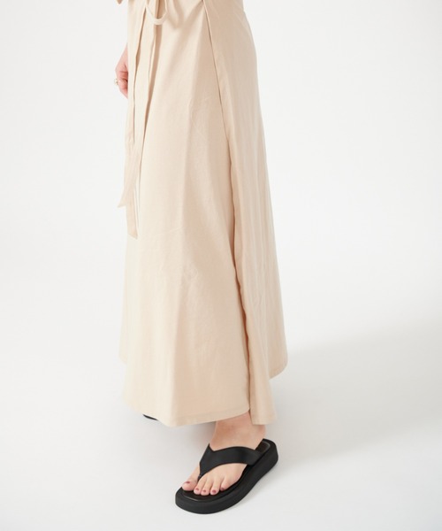 U by SPICK&SPAN（ユーバイスピックアンドスパン）の「2WAYカシュクールドレス◆（ワンピース・レディース・ブラック/ベージュ/グレー・FREE）」の16枚目の写真