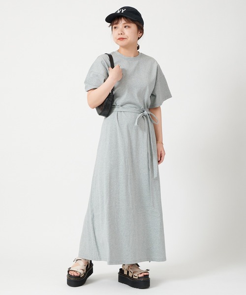U by SPICK&SPAN（ユーバイスピックアンドスパン）の「2WAYカシュクールドレス◆（ワンピース・レディース・ブラック/ベージュ/グレー・FREE）」の20枚目の写真
