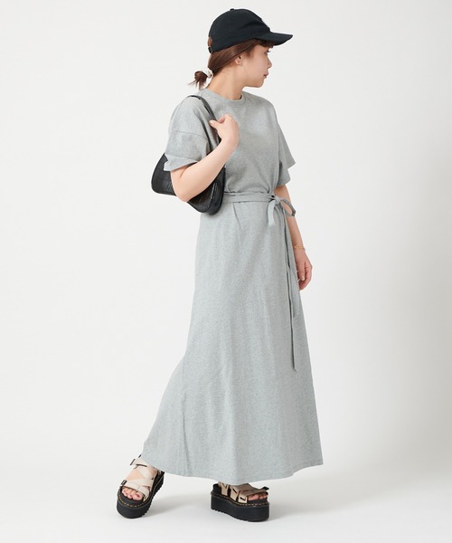 U by SPICK&SPAN（ユーバイスピックアンドスパン）の「2WAYカシュクールドレス◆（ワンピース・レディース・ブラック/ベージュ/グレー・FREE）」の4枚目の写真