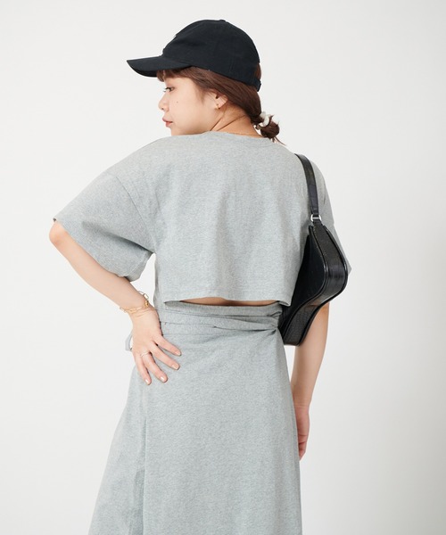 U by SPICK&SPAN（ユーバイスピックアンドスパン）の「2WAYカシュクールドレス◆（ワンピース・レディース・ブラック/ベージュ/グレー・FREE）」の15枚目の写真