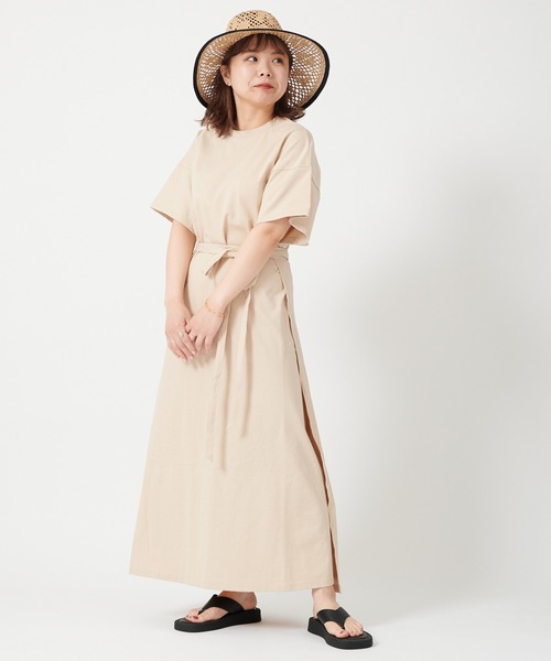 U by SPICK&SPAN（ユーバイスピックアンドスパン）の「2WAYカシュクールドレス◆（ワンピース・レディース・ブラック/ベージュ/グレー・FREE）」の5枚目の写真