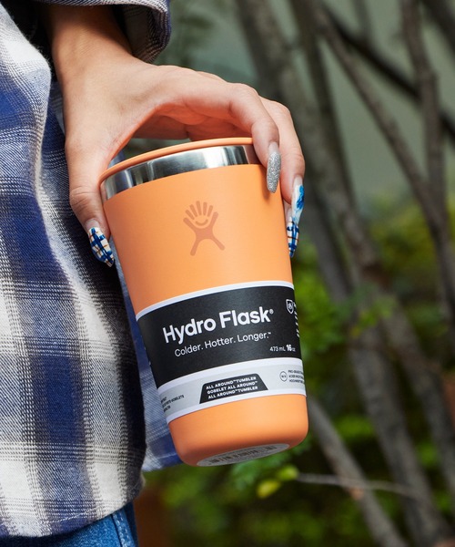 HYDRO FLASK（ハイドロフラスク）の「HydroFlask/ハイドロフラスク DRINKWARE 16oz ALL AROUND TUMBLER ブランドロゴ 二重壁真空断熱技術 タンブラー 保冷/保温 2026年春夏（グラス/マグカップ/タンブラー・メンズ・ホワイト/ブラック/ブルー/ライトブルー/ブルー系その他/マジェンタ/ブルー系/インディゴブルー/ブルー系その他2/ピンク/クリーム/オレンジ/モカ/パープル/ライトベージュ/グリーン/ピンク系/グレー/オートミール/レッド/ライトパープル・FREE）」の21枚目の写真