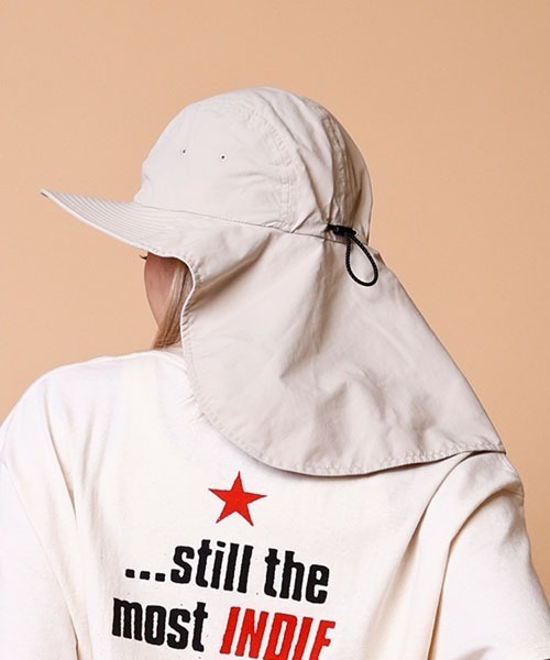 BURLAP OUTFITTER(バーラップアウトフィッター)の「SUN SHADE HAT / サンシェイド ハット(ハット・メンズ・オフホワイト/ブラック/ブラウン/オリーブドラブ・ONE SIZE)」の13枚目の写真