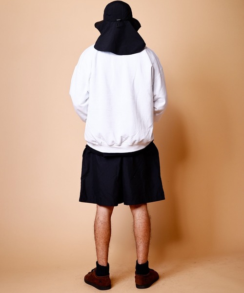 BURLAP OUTFITTER(バーラップアウトフィッター)の「SUN SHADE HAT / サンシェイド ハット(ハット・メンズ・オフホワイト/ブラック/ブラウン/オリーブドラブ・ONE SIZE)」の17枚目の写真