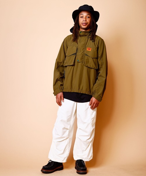 BURLAP OUTFITTER(バーラップアウトフィッター)の「SUN SHADE HAT / サンシェイド ハット(ハット・メンズ・オフホワイト/ブラック/ブラウン/オリーブドラブ・ONE SIZE)」の5枚目の写真