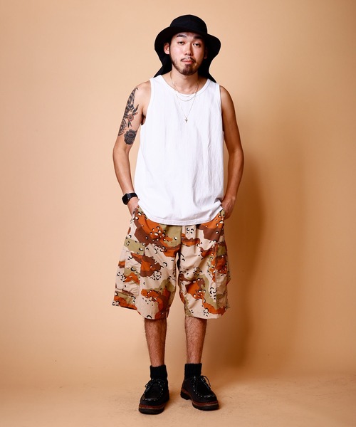 BURLAP OUTFITTER(バーラップアウトフィッター)の「SUN SHADE HAT / サンシェイド ハット(ハット・メンズ・オフホワイト/ブラック/ブラウン/オリーブドラブ・ONE SIZE)」の16枚目の写真