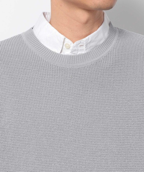 LAKOLE(ラコレ)の「ミニワッフルニットベスト / 265994(ベスト・メンズ・ベージュ/グリーン/ライトグレー・LARGE/MEDIUM)」の11枚目の写真