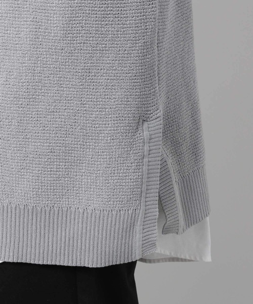 LAKOLE(ラコレ)の「ミニワッフルニットベスト / 265994(ベスト・メンズ・ベージュ/グリーン/ライトグレー・LARGE/MEDIUM)」の5枚目の写真