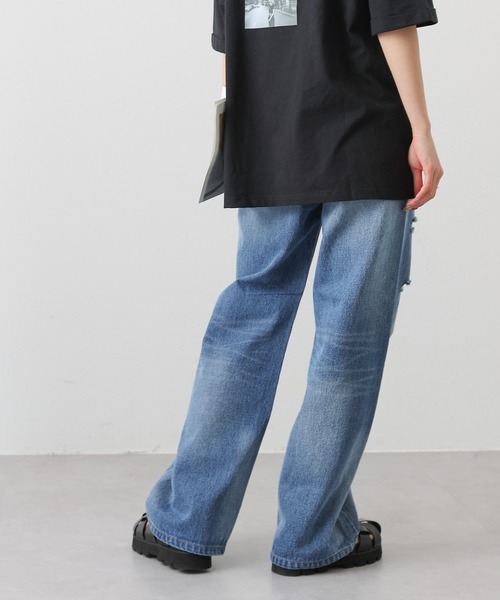 COLONY 2139（コロニートゥーワンスリーナイン）の「クラッシュデニム（デニムパンツ・レディース・ブラック/ブルー・FREE）」の20枚目の写真