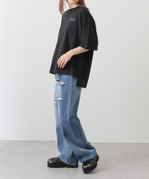 COLONY 2139（コロニートゥーワンスリーナイン）の「クラッシュデニム（デニムパンツ・レディース・ブラック/ブルー・FREE）」の11枚目の写真