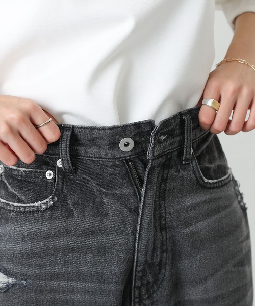 COLONY 2139（コロニートゥーワンスリーナイン）の「クラッシュデニム（デニムパンツ・レディース・ブラック/ブルー・FREE）」の21枚目の写真