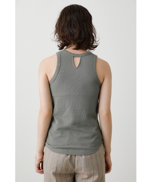 crie conforto（クリーコンフォルト）の「カップ付きアメスリタンク（タンクトップ・レディース・ホワイト/ブラック/カーキ・MEDIUM/LARGE/SMALL）」の22枚目の写真