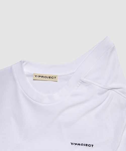 Y/Project(ワイプロジェクト)の「CLASSIC CLIP SHOULDER T-SHIRT(Tシャツ/カットソー・メンズ・ホワイト・M/L/XL/XXL)」の3枚目の写真