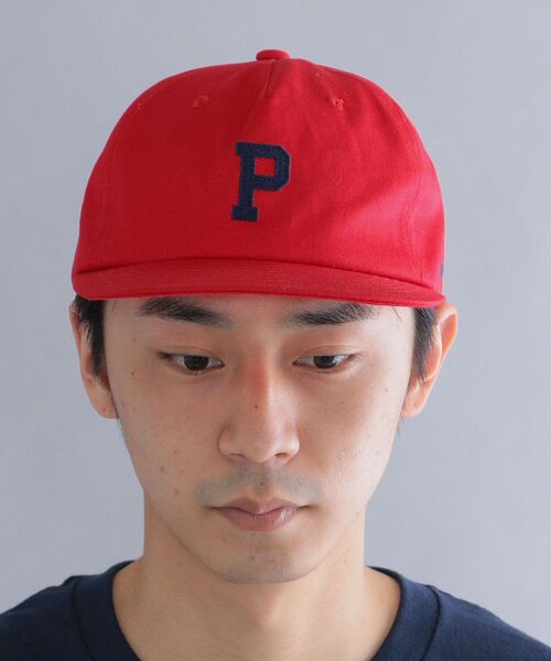 SHIPS（シップス）の「*【SHIPS別注】WEARWELL: ワンポイント ロゴ 5パネル ベースボール キャップ（キャップ・メンズ・ネイビー/レッド/グリーン・ONE SIZE）」の10枚目の写真