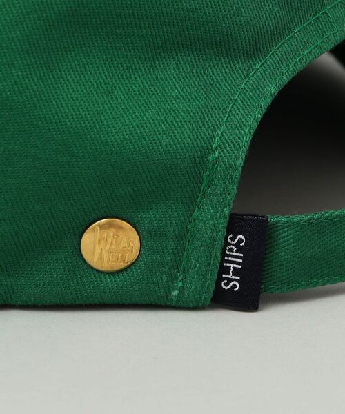 SHIPS（シップス）の「*【SHIPS別注】WEARWELL: ワンポイント ロゴ 5パネル ベースボール キャップ（キャップ・メンズ・ネイビー/レッド/グリーン・ONE SIZE）」の9枚目の写真
