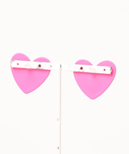 lala Born（ララボーン）の「ビッグハートピアス（ピアス（両耳用）・レディース・ピンク/イエロー/オレンジ/ブルー/グリーン/レッド・FREE）」の10枚目の写真