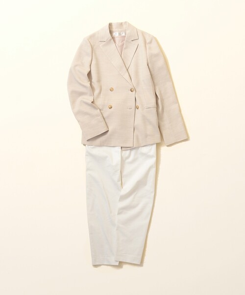 index(インデックス)の「◆透け防止テーパードパンツ【WEB限定サイズ】(その他パンツ・レディース・ブラック系1/ホワイト系/ネイビー/ライトグレー・40/42/38/36)」の19枚目の写真