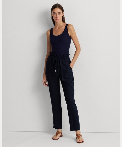 リネン アンクル パンツ（その他パンツ）｜LAUREN RALPH LAUREN（ローレン ラルフ ローレン）