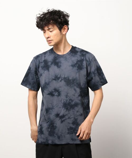 TRUSS（トラス）の「TRUSS/CROSS&STITCH / タイダイＴシャツ / TDT-148（Tシャツ/カットソー・メンズ・オレンジ/ネイビー/ピンク/ブラック・LARGE/X-LARGE/XX-LARGE/MEDIUM）」の13枚目の写真