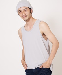 超接触冷感 ジャガードメッシュタンクトップ