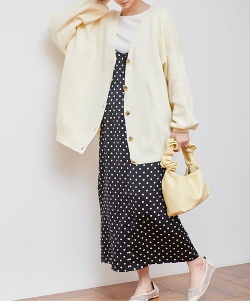 FREE'S MART（フリーズマート）の「◆ドットキャミワンピース（ワンピース・レディース・ホワイト系その他/ブラック系その他・SMALL/MEDIUM）」の3枚目の写真