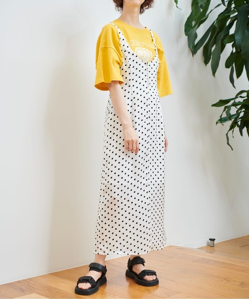 FREE'S MART（フリーズマート）の「◆ドットキャミワンピース（ワンピース・レディース・ホワイト系その他/ブラック系その他・SMALL/MEDIUM）」の11枚目の写真