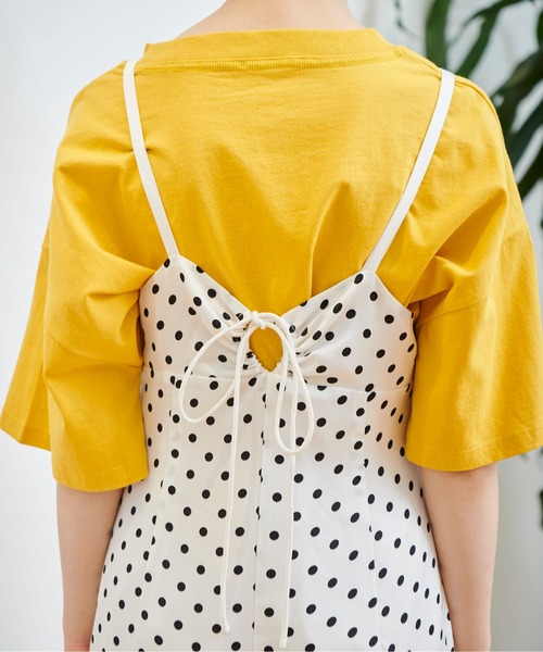 FREE'S MART（フリーズマート）の「◆ドットキャミワンピース（ワンピース・レディース・ホワイト系その他/ブラック系その他・SMALL/MEDIUM）」の16枚目の写真