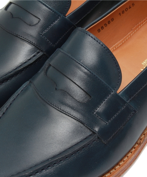 EDIFICE（エディフィス）の「At.COULEUR ローファー ネイビー