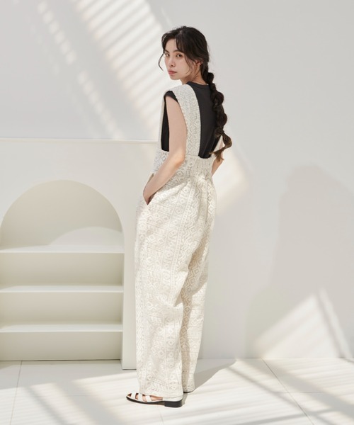 prankproject Cotton Lace Jumpsuit prank project プランク