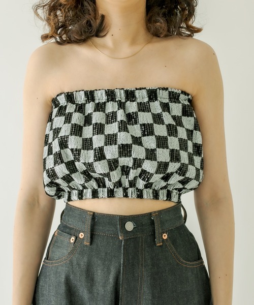 mystic（ミスティック）の「シャイニービスチェ（その他トップス・レディース・ブラック・FREE）」の8枚目の写真