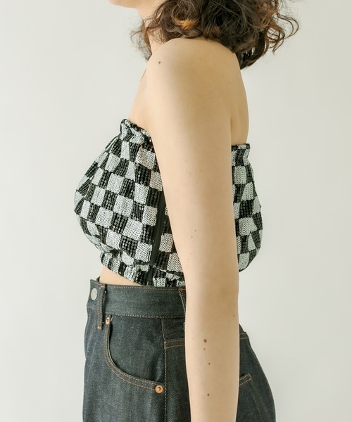 mystic（ミスティック）の「シャイニービスチェ（その他トップス・レディース・ブラック・FREE）」の2枚目の写真