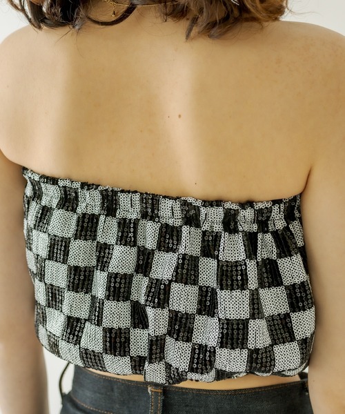 mystic（ミスティック）の「シャイニービスチェ（その他トップス・レディース・ブラック・FREE）」の4枚目の写真