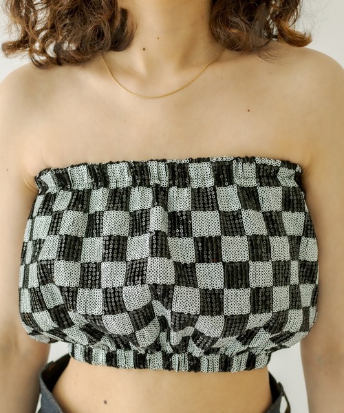 mystic（ミスティック）の「シャイニービスチェ（その他トップス・レディース・ブラック・FREE）」の7枚目の写真